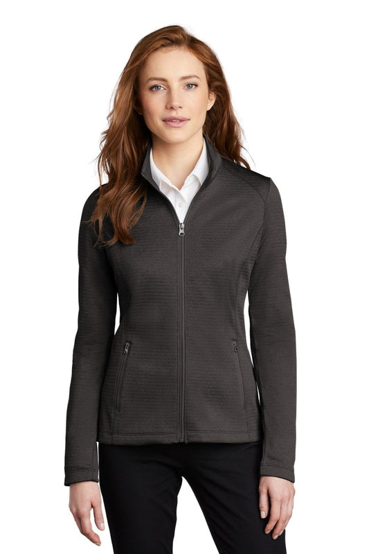 Port Authority ® Ladies Diamond Heather Fleece Full-Zip Jacket L249 - uslegacypromotions