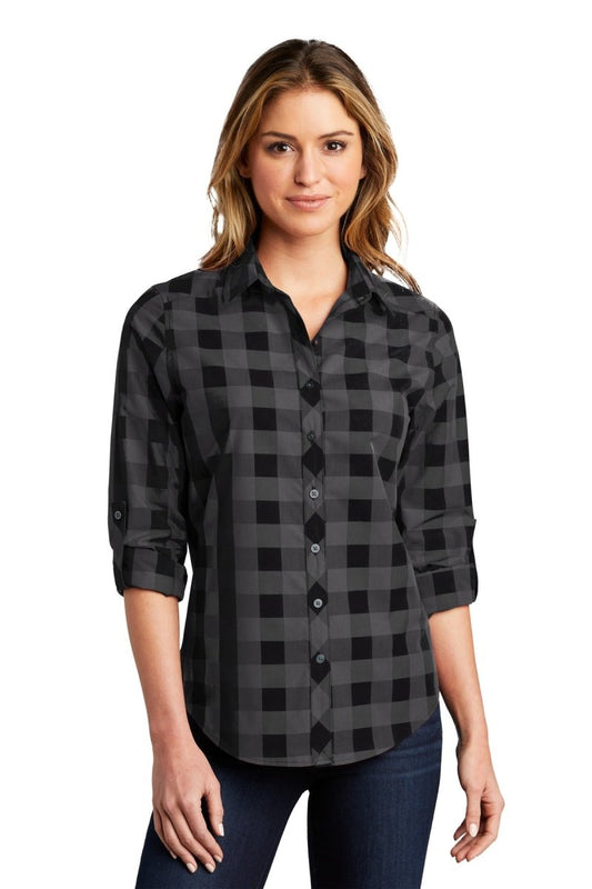 Port Authority ® Ladies Everyday Plaid Shirt. LW670 - uslegacypromotions