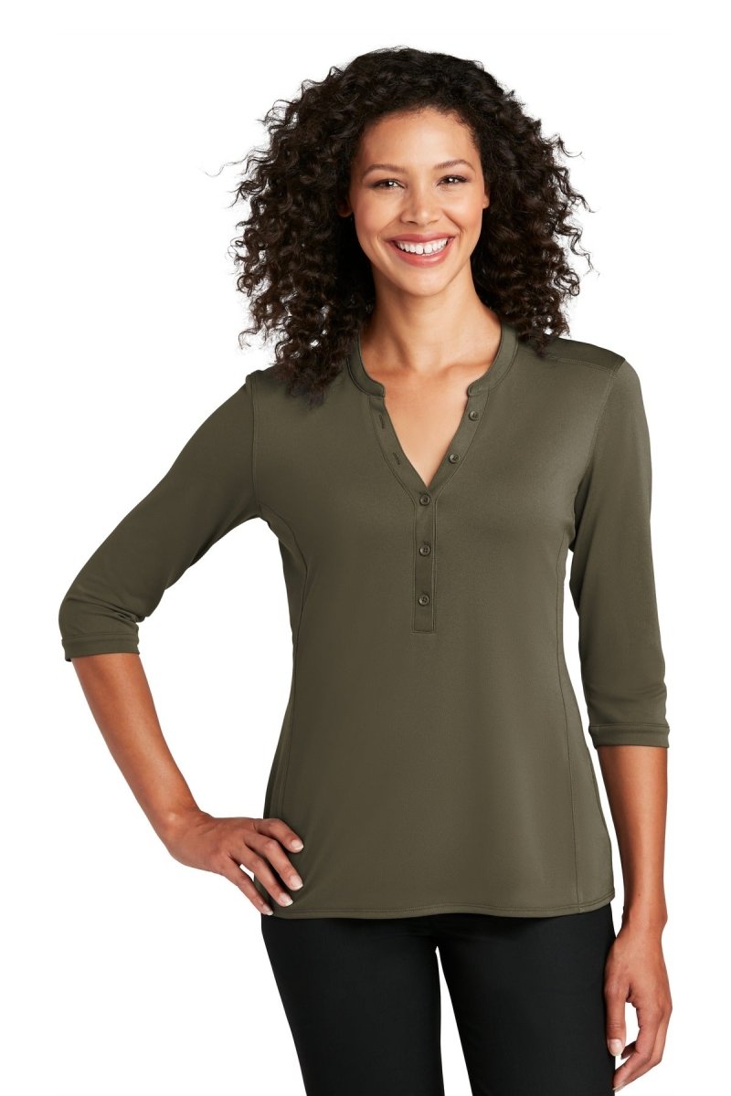 Port Authority ® Ladies UV Choice Pique Henley LK750 - uslegacypromotions