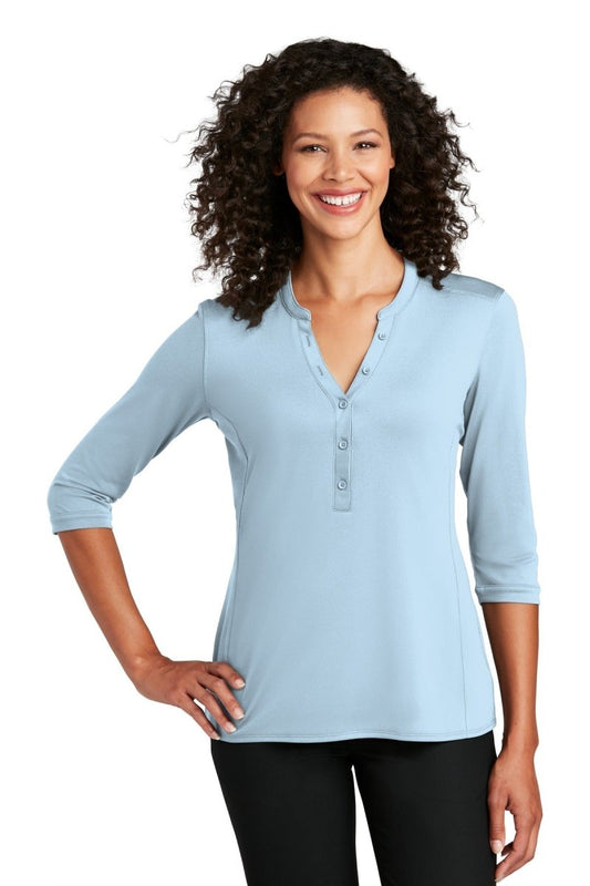 Port Authority ® Ladies UV Choice Pique Henley LK750 - uslegacypromotions