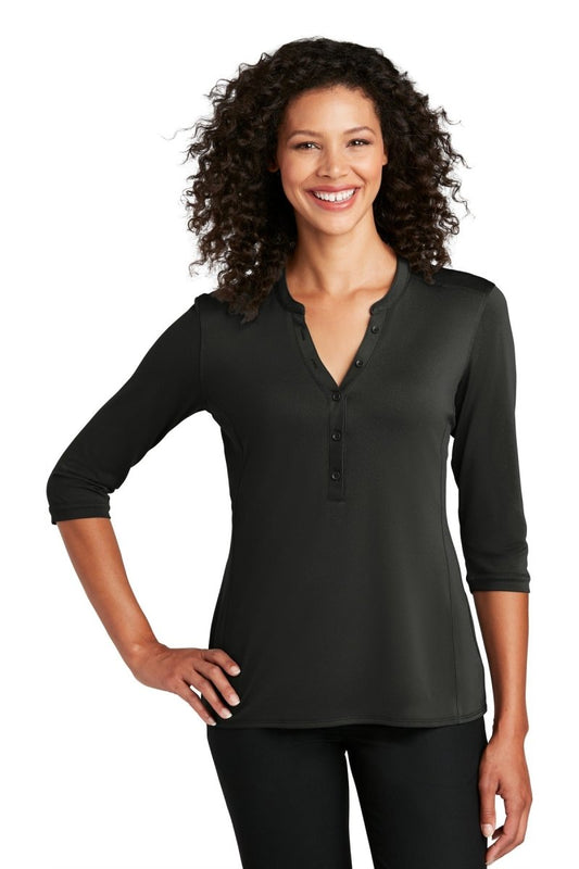 Port Authority ® Ladies UV Choice Pique Henley LK750 - uslegacypromotions
