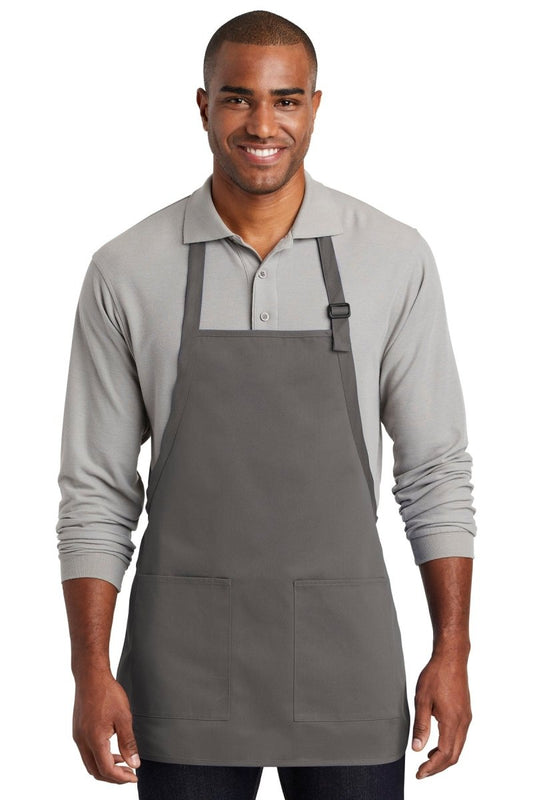 Port Authority ® Medium-Length Two-Pocket Bib Apron. A601 - uslegacypromotions