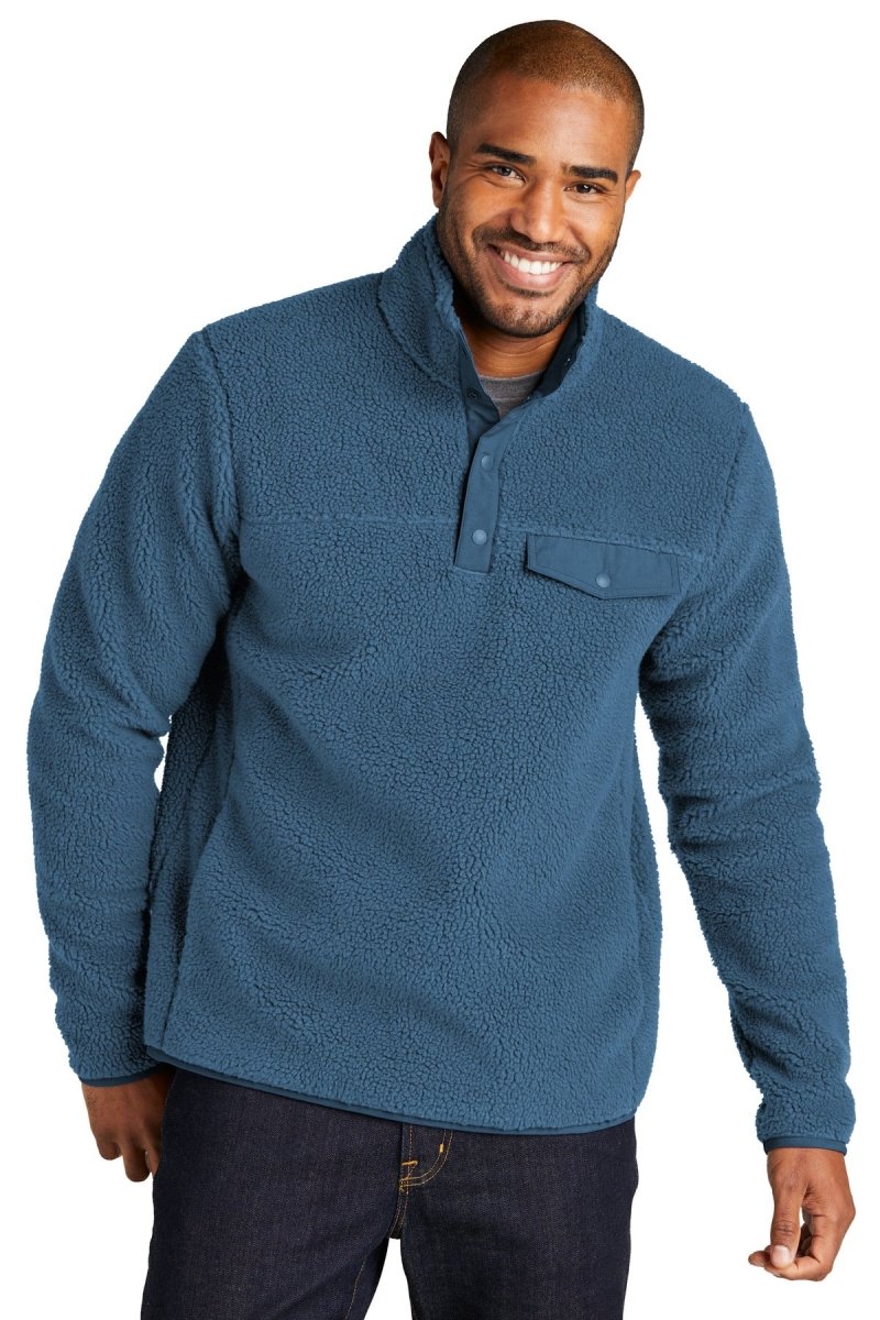 Port Authority® Camp Fleece Snap Pullover F140 - uslegacypromotions