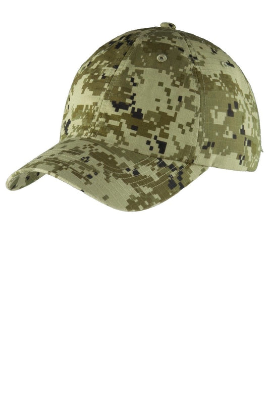 Port Authority® Digital Ripstop Camouflage Cap. C925 - uslegacypromotions