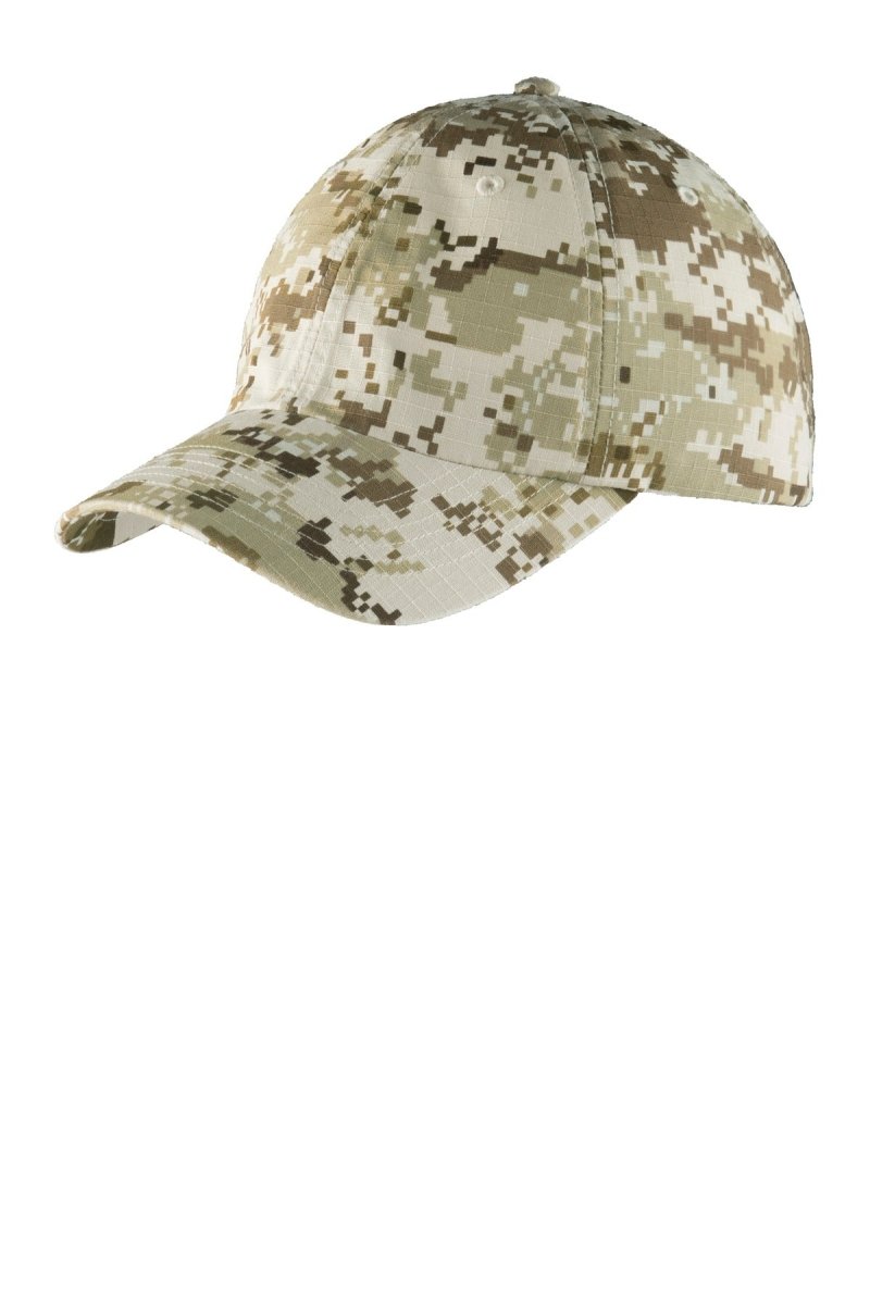 Port Authority® Digital Ripstop Camouflage Cap. C925 - uslegacypromotions