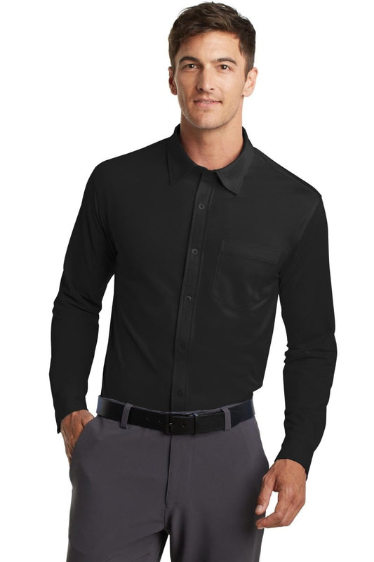 Port Authority® Dimension Knit Dress Shirt. K570 - uslegacypromotions