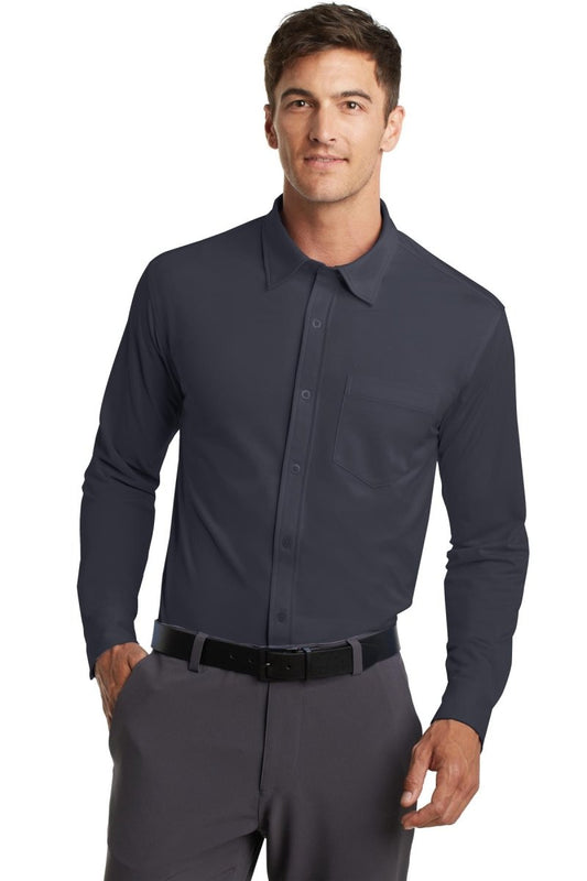 Port Authority® Dimension Knit Dress Shirt. K570 - uslegacypromotions