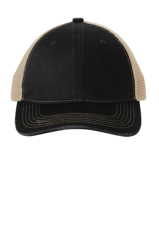 Port Authority® Distressed Mesh Back Cap C600 - uslegacypromotions