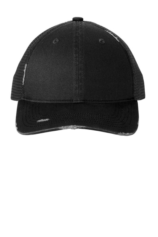 Port Authority® Distressed Mesh Back Cap C600 - uslegacypromotions