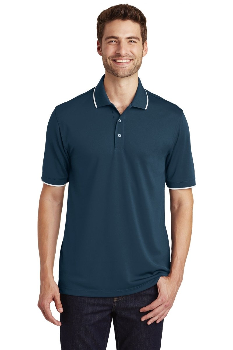 Port Authority® Dry Zone® UV Micro-Mesh Tipped Polo. K111 - uslegacypromotions