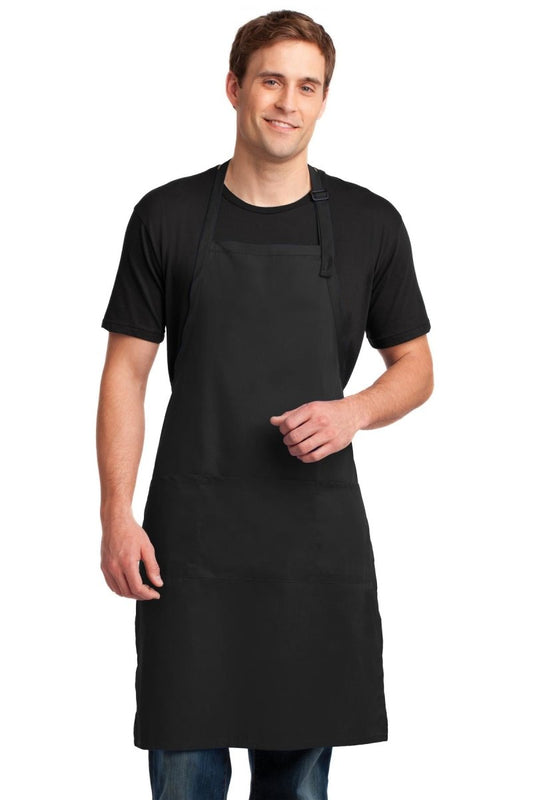 Port Authority® Easy Care Extra Long Bib Apron with Stain Release. A700 - uslegacypromotions