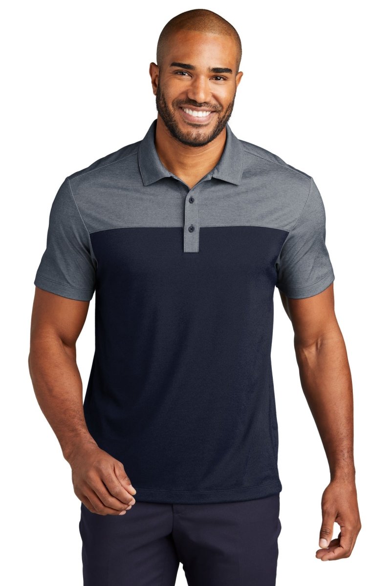 Port Authority® Fine Pique Blend Blocked Polo K831 - uslegacypromotions