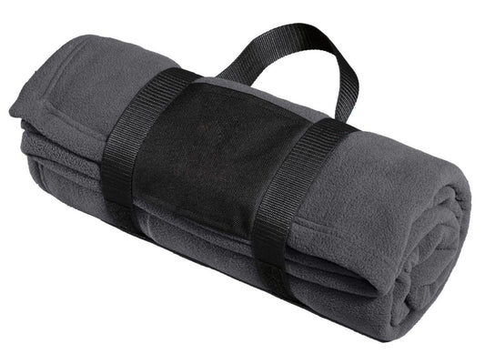Port Authority® Fleece Blanket with Carrying Strap. BP20 - uslegacypromotions