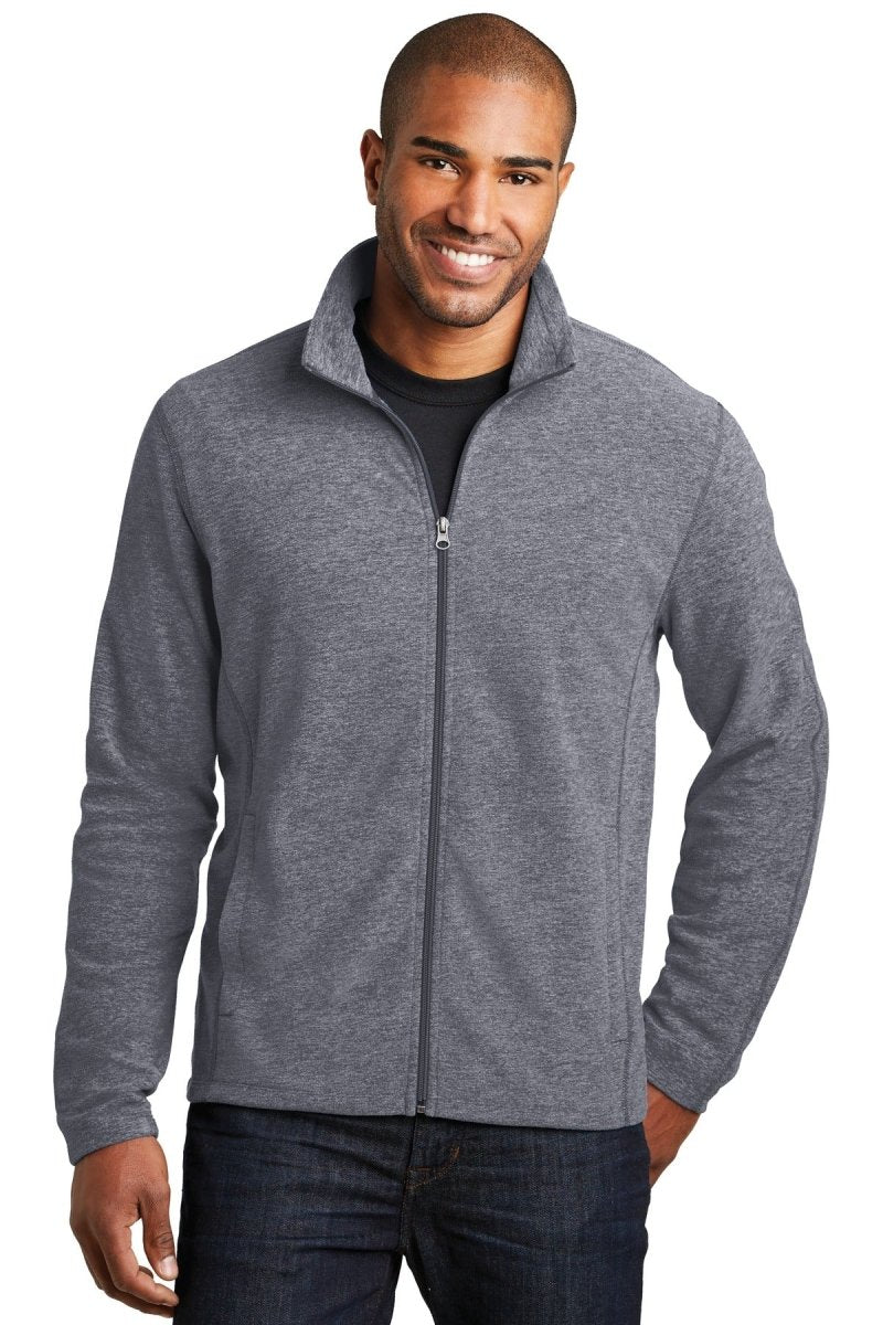 Port Authority® Heather Microfleece Full-Zip Jacket. F235 - uslegacypromotions