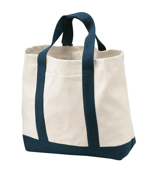 Port Authority® - Ideal Twill Two-Tone Shopping Tote. B400 - uslegacypromotions