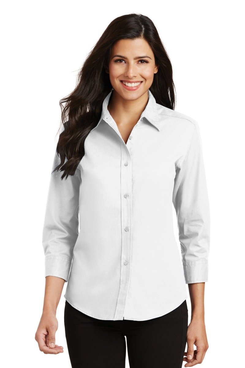 Port Authority® Ladies 3/4-Sleeve Easy Care Shirt. L612 - uslegacypromotions