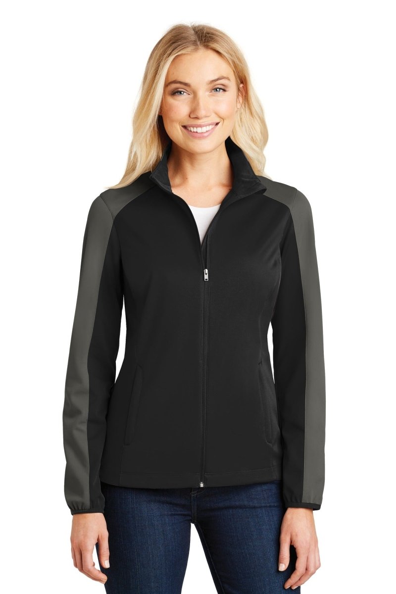 Port Authority® Ladies Active Colorblock Soft Shell Jacket. L718 - uslegacypromotions