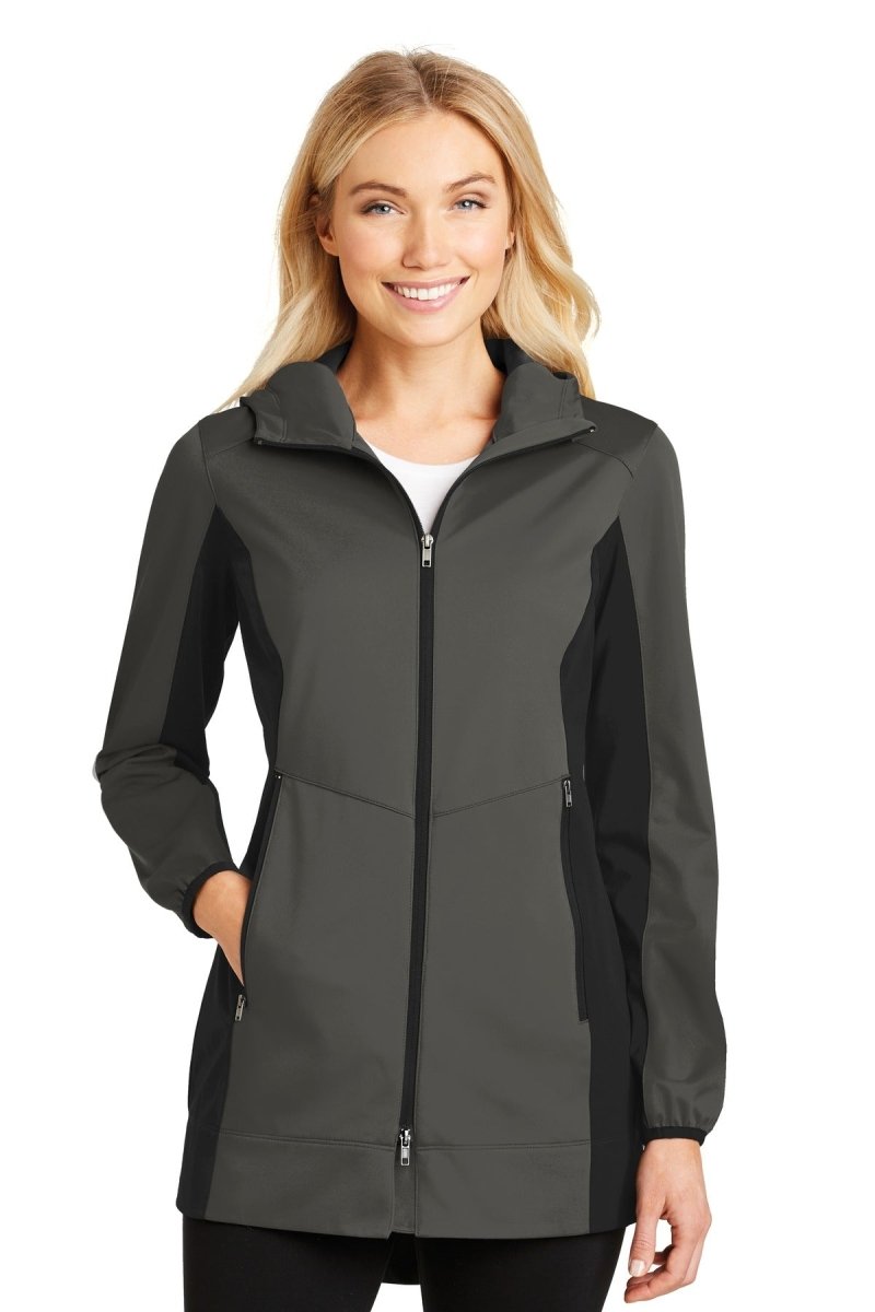 Port Authority® Ladies Active Hooded Soft Shell Jacket. L719 - uslegacypromotions