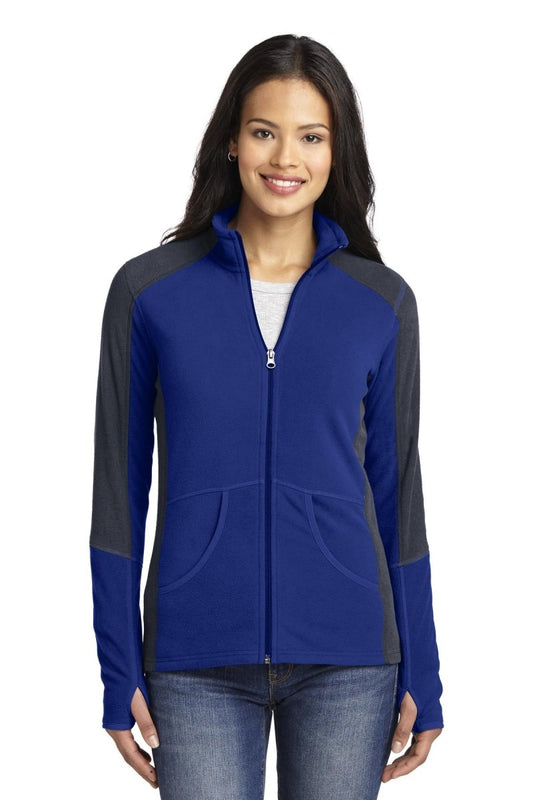 Port Authority® Ladies Colorblock Microfleece Jacket. L230 - uslegacypromotions