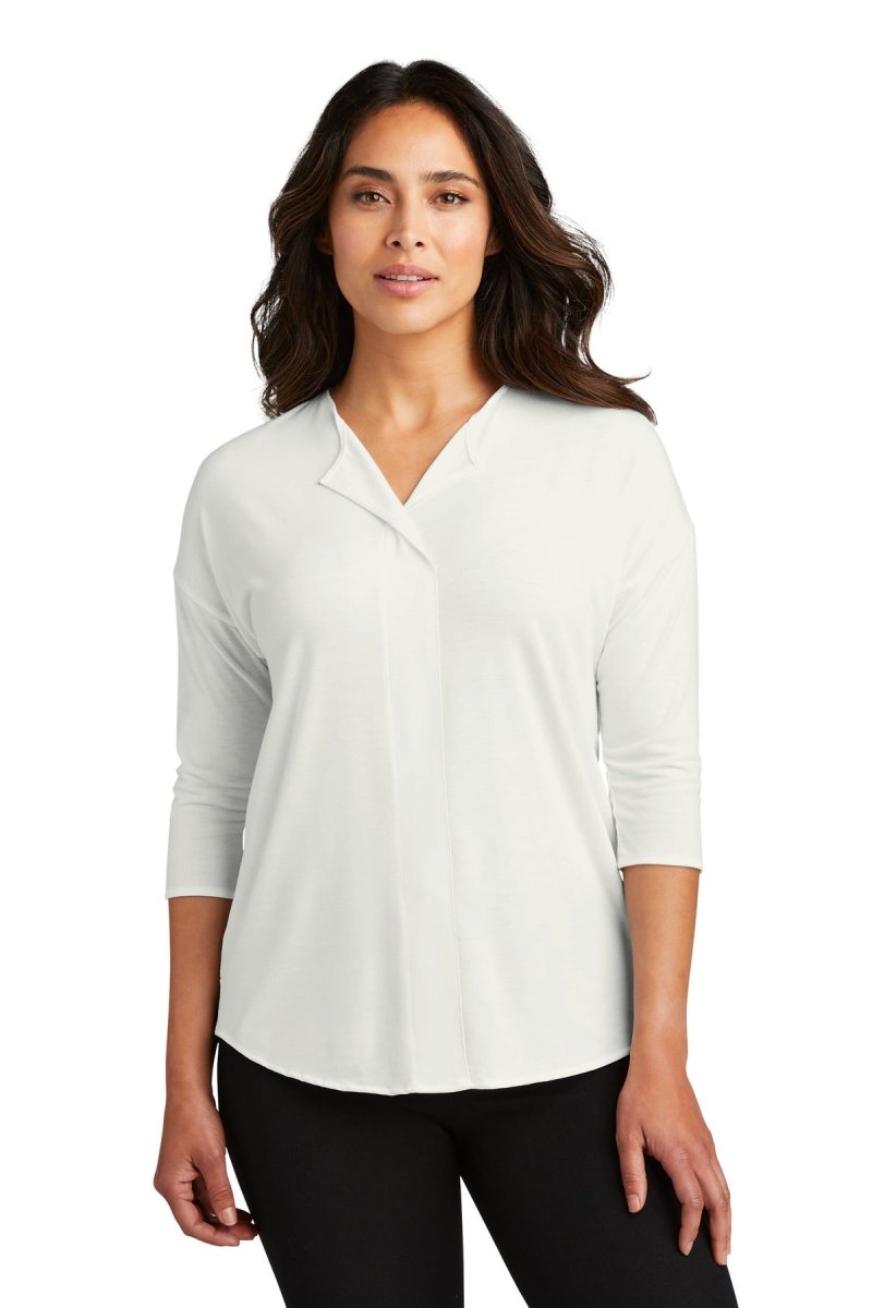 Port Authority® Ladies Concept 3/4-Sleeve Soft Split Neck Top. LK5433 - uslegacypromotions