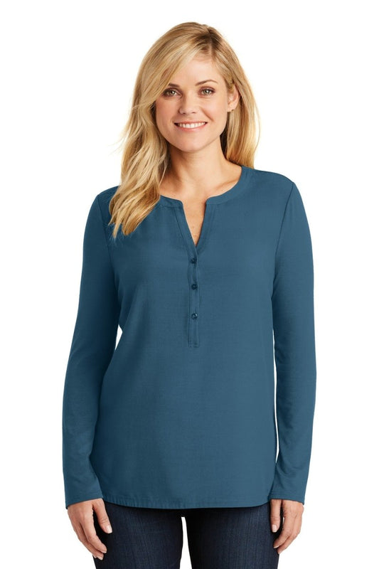 Port Authority® Ladies Concept Henley Tunic. LK5432 - uslegacypromotions