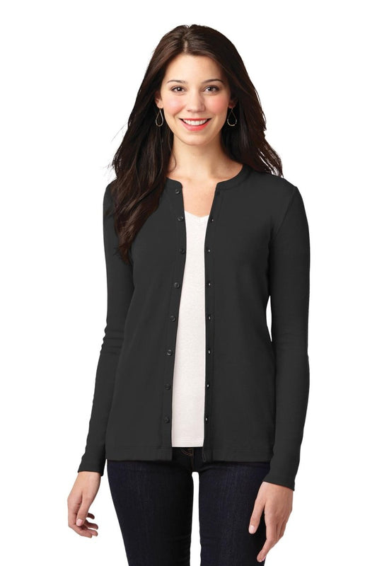Port Authority® Ladies Concept Stretch Button-Front Cardigan. LM1008 - uslegacypromotions