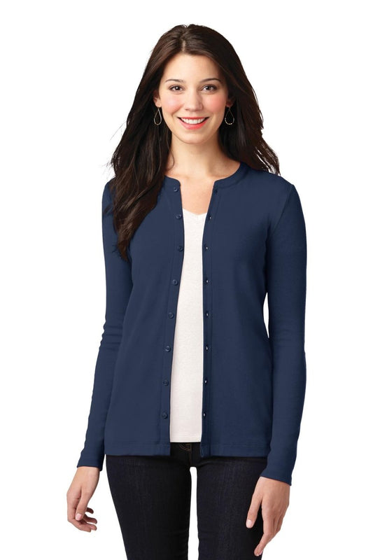 Port Authority® Ladies Concept Stretch Button-Front Cardigan. LM1008 - uslegacypromotions