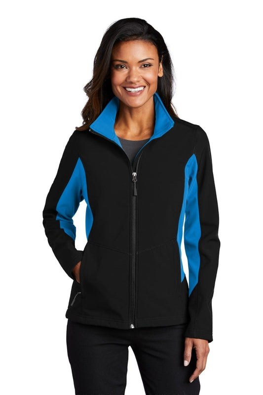 Port Authority® Ladies Core Colorblock Soft Shell Jacket. L318 - uslegacypromotions