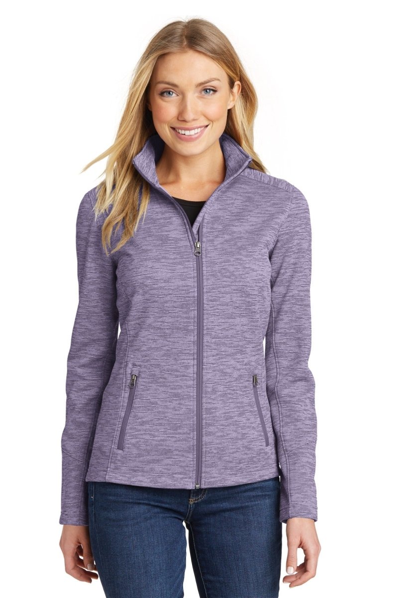 Port Authority® Ladies Digi Stripe Fleece Jacket. L231 - uslegacypromotions