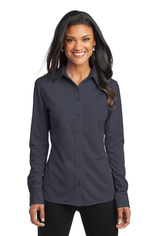 Port Authority® Ladies Dimension Knit Dress Shirt. L570 - uslegacypromotions
