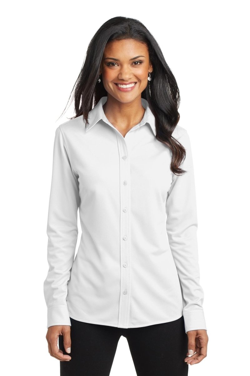 Port Authority® Ladies Dimension Knit Dress Shirt. L570 - uslegacypromotions