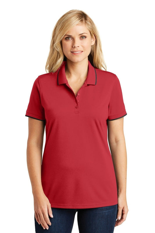 Port Authority® Ladies Dry Zone® UV Micro-Mesh Tipped Polo. LK111 - uslegacypromotions
