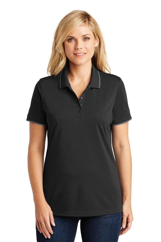 Port Authority® Ladies Dry Zone® UV Micro-Mesh Tipped Polo. LK111 - uslegacypromotions