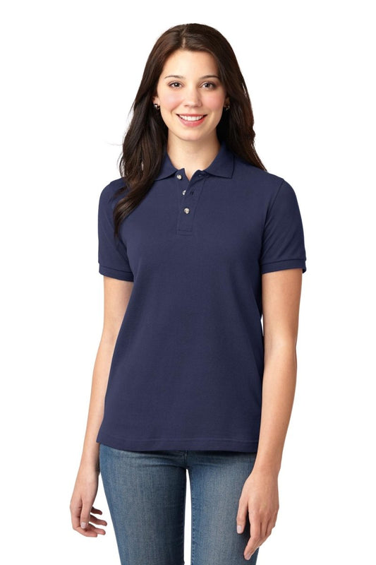 Port Authority® Ladies Heavyweight Cotton Pique Polo. L420 - uslegacypromotions