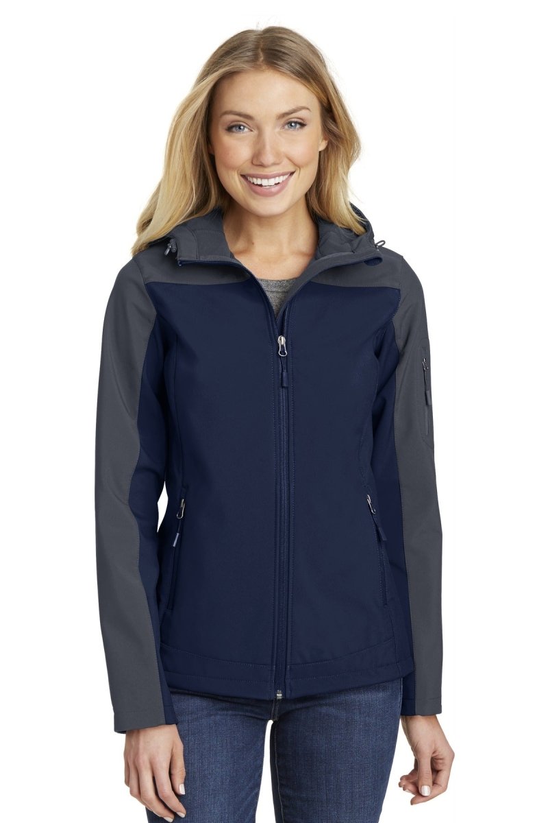 Port Authority® Ladies Hooded Core Soft Shell Jacket. L335 - uslegacypromotions