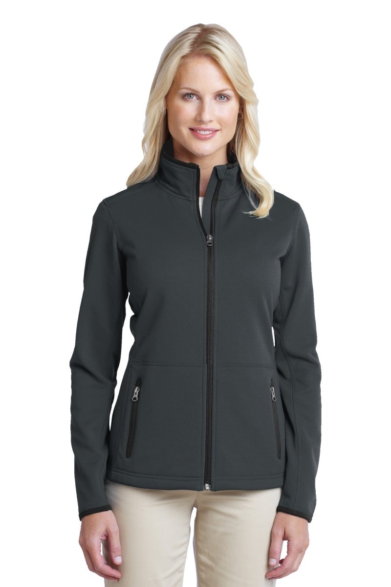 Port Authority® Ladies Pique Fleece Jacket. L222 - uslegacypromotions