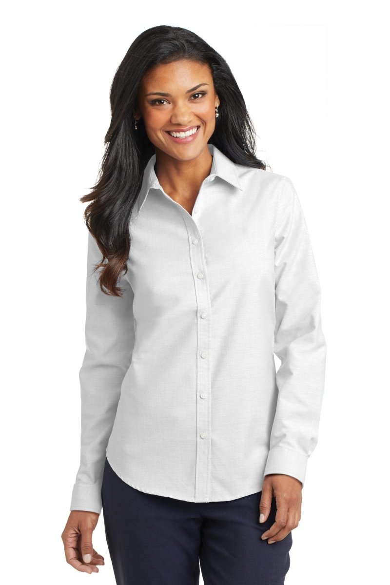 Port Authority® Ladies SuperPro™ Oxford Shirt. L658 - uslegacypromotions