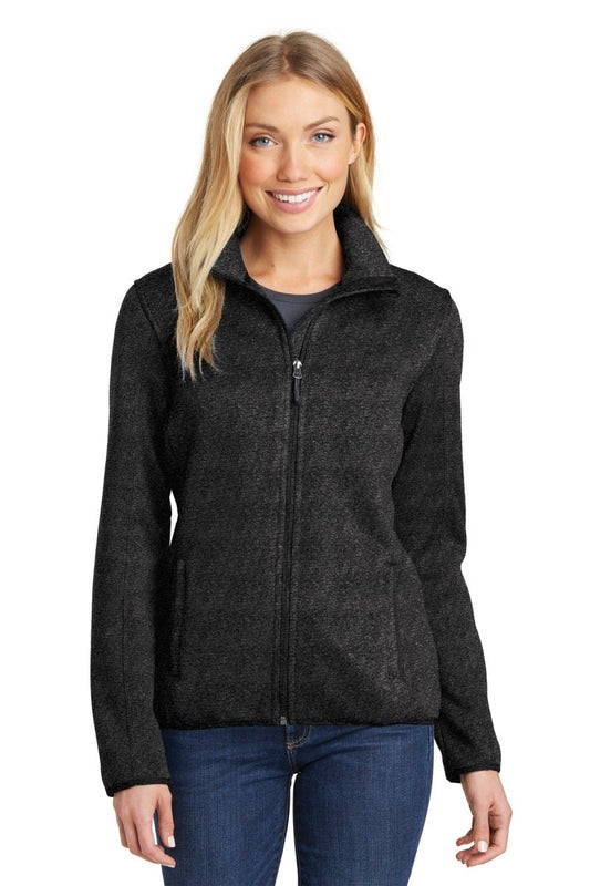 Port Authority® Ladies Sweater Fleece Jacket. L232 - uslegacypromotions