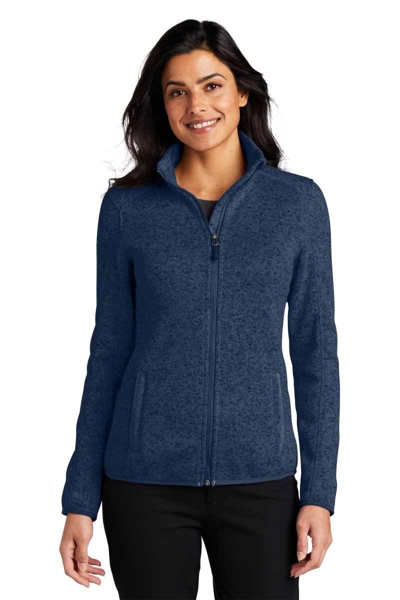 Port Authority® Ladies Sweater Fleece Jacket. L232 - uslegacypromotions