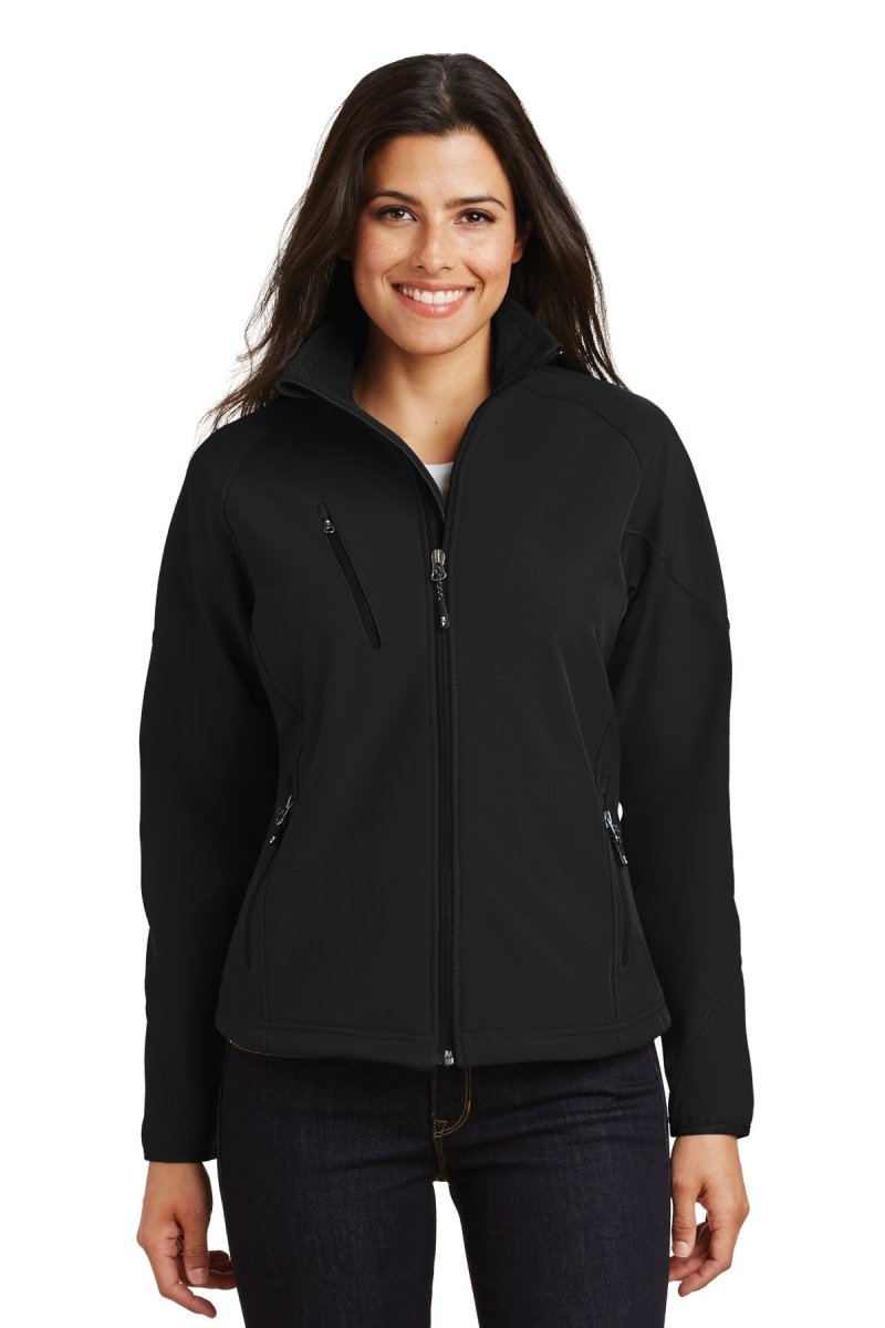 Port Authority® Ladies Textured Soft Shell Jacket. L705 - uslegacypromotions