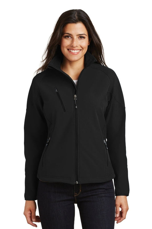 Port Authority® Ladies Textured Soft Shell Jacket. L705 - uslegacypromotions