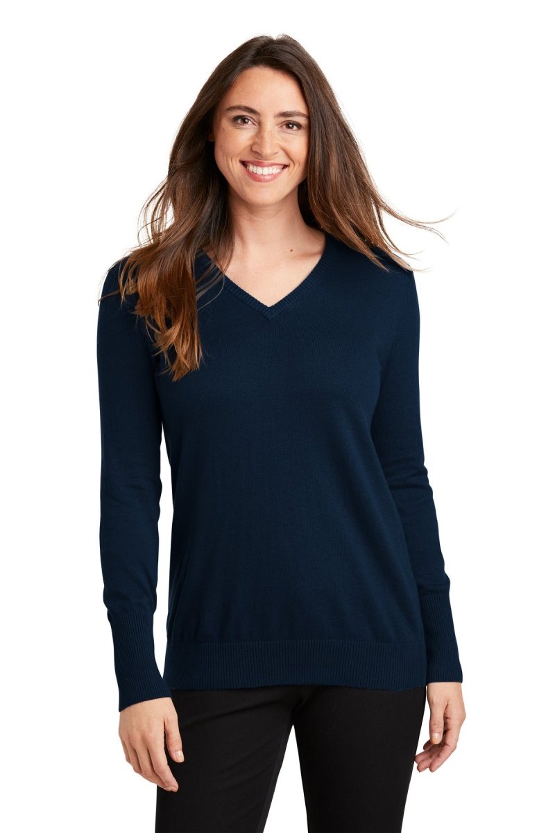 Port Authority® Ladies V-Neck Sweater. LSW285 - uslegacypromotions