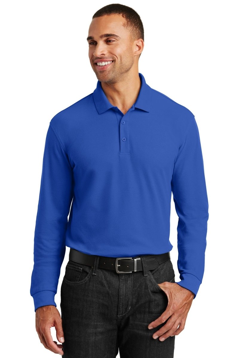 Port Authority® Long Sleeve Core Classic Pique Polo. K100LS - uslegacypromotions