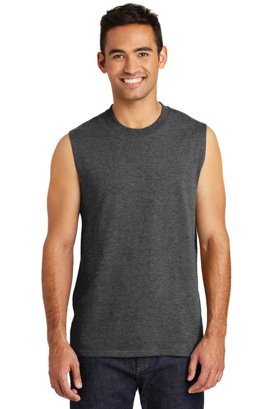 Port & Company ® Core Cotton Sleeveless Tee. PC54SL - uslegacypromotions