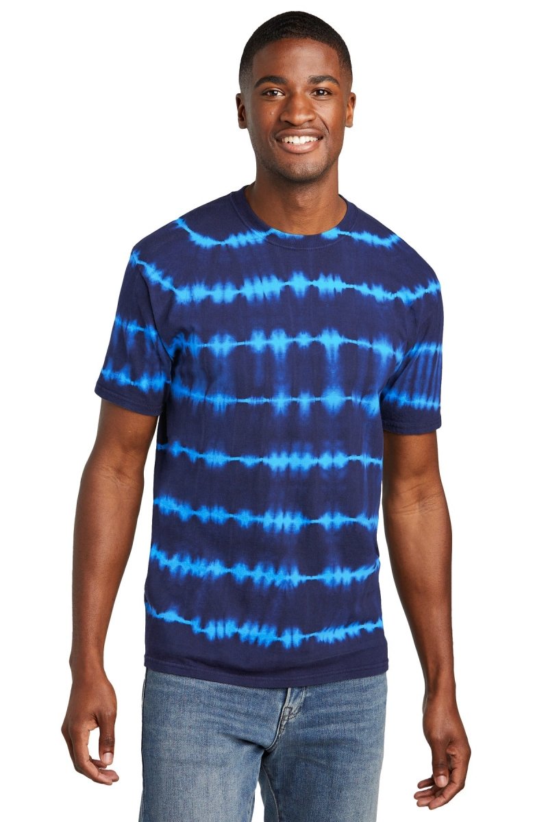 Port & Company‚ Allover Stripe Tie-Dye Tee PC142 - uslegacypromotions