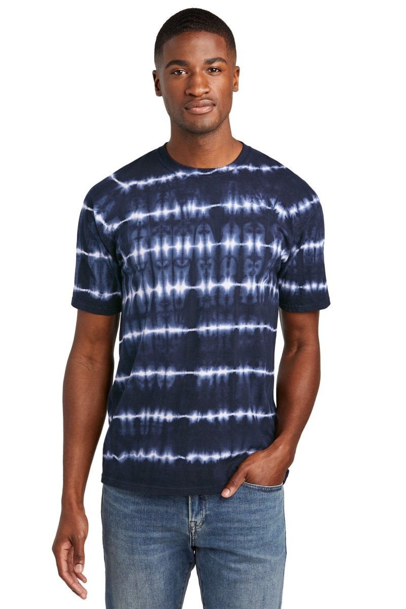 Port & Company‚ Allover Stripe Tie-Dye Tee PC142 - uslegacypromotions