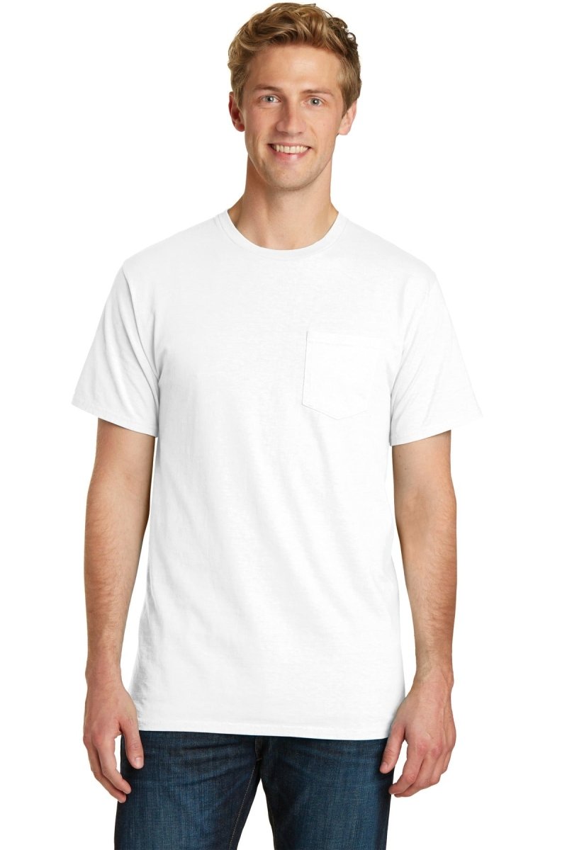 Port & Company® Beach Wash® Garment-Dyed Pocket Tee. PC099P - uslegacypromotions