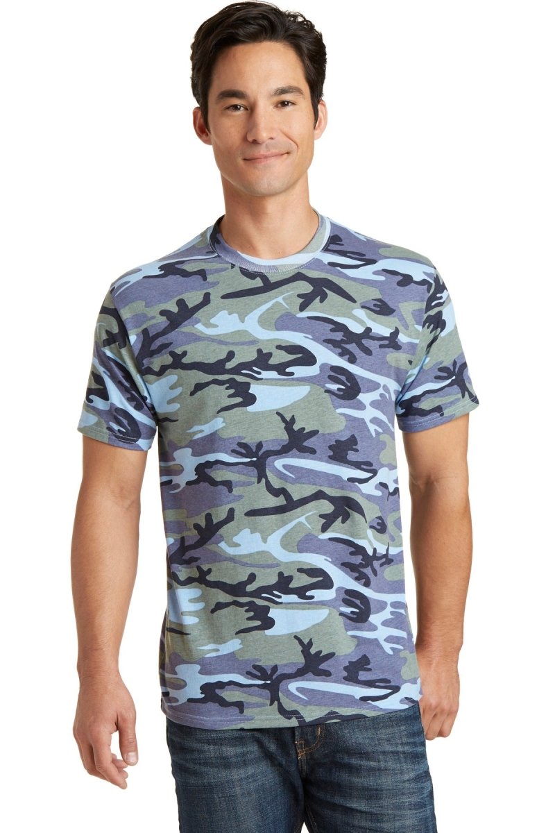 Port & Company® Core Cotton Camo Tee. PC54C - uslegacypromotions
