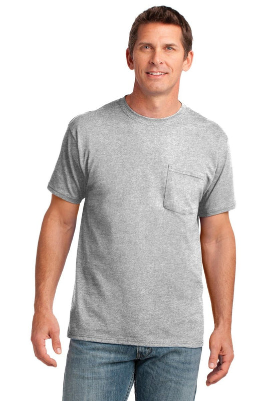 Port & Company® Core Cotton Pocket Tee. PC54P - uslegacypromotions