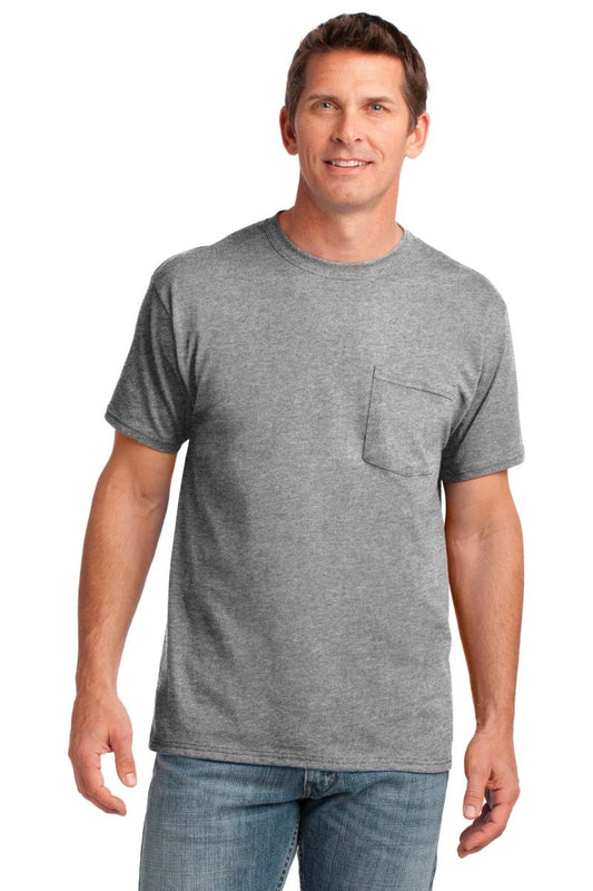 Port & Company® Core Cotton Pocket Tee. PC54P - uslegacypromotions